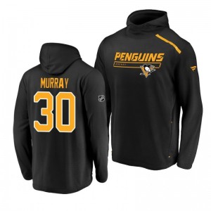 Pittsburgh Penguins Matt Murray Rinkside Transitional authentic pro Black Hoodie - Sale