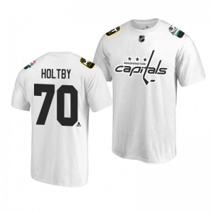 Capitals Braden Holtby White 2019 NHL All-Star T-shirt - Sale