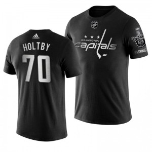 Washington Capitals 2019 Stanley Cup Playoffs Red Bound Body Checking Braden Holtby Men's T-Shirt - Sale