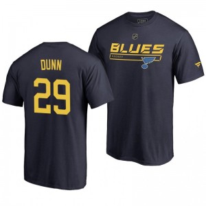 St. Louis Blues Vince Dunn Blue Rinkside Collection Prime Authentic Pro T-shirt - Sale