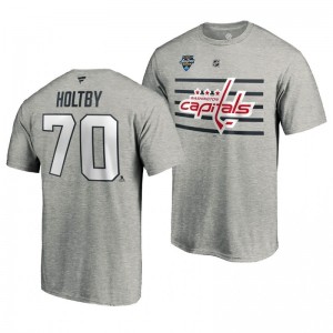 Capitals Braden Holtby 2020 NHL All-Star Game Steel Name and Number Men's T-shirt - Sale