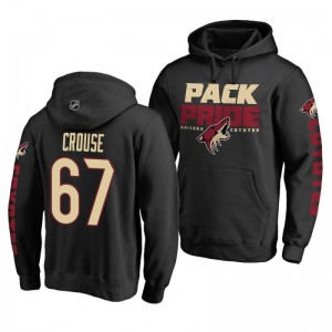 Lawson Crouse Coyotes Hometown Collection Black Pullover Hoodie - Sale