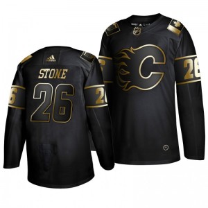 Flames Michael Stone Black Golden Edition Authentic Adidas Jersey - Sale