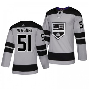Austin Wagner Kings Player Adidas Authentic Alternate Gray Jersey - Sale