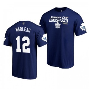 Toronto Maple Leafs 2019 Stanley Cup Playoffs Blue Bound Body Checking Patrick Marleau Men's T-Shirt - Sale