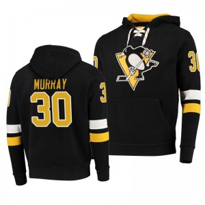 Matt Murray Penguins 2019-20 Kinship Black Red Jacket Hoodie - Sale
