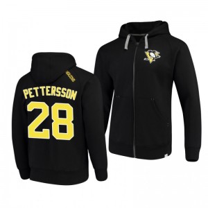 Pittsburgh Penguins Marcus Pettersson Indestructible Black Full-Zip Hoodie - Sale