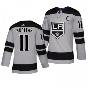 Anze Kopitar Kings Player Authentic Alternate Gray Jersey - Sale
