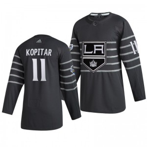 Los Angeles Kings Anze Kopitar 11 2020 NHL All-Star Game Authentic adidas Gray Jersey - Sale