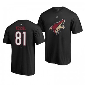 Phil Kessel Coyotes Black Authentic Stack T-Shirt - Sale