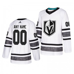 Custom Golden Knights Authentic Pro Parley White 2019 NHL All-Star Game Jersey - Sale