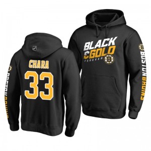 Zdeno Chara Bruins Hometown Collection Black Pullover Hoodie - Sale
