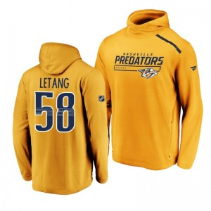 Pittsburgh Penguins Kris Letang Rinkside Transitional authentic pro Gold Hoodie - Sale