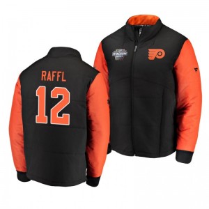 Black Flyers Michael Raffl Authentic Pro Puffer NHL Stadium Series Jacket - Sale