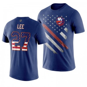 Anders Lee Islanders Royal Independence Day T-Shirt - Sale