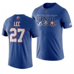 2020 Stanley Cup Playoffs Islanders Anders Lee Royal Eastern Conference Final Matchup T-Shirt - Sale
