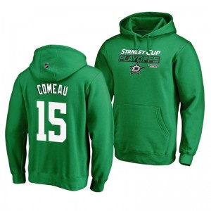 Dallas Stars 2019 Stanley Cup Playoffs Blake Comeau Kelly Green Bound Body Checking Pullover Hoodie - Sale