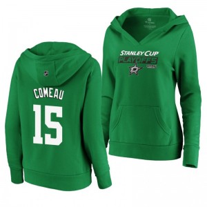 Blake Comeau Dallas Stars 2019 Stanley Cup Playoffs Bound Body Checking Pullover Women's Kelly Green Hoodie - Sale