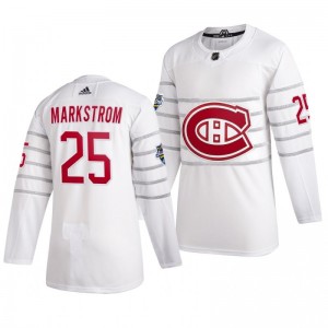 Vancouver Canucks Jacob Markstrom 25 2020 NHL All-Star Game Authentic adidas White Jersey - Sale