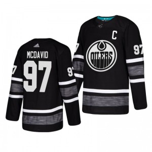 Connor McDavid Oilers Authentic Pro Parley Black 2019 NHL All-Star Game Jersey - Sale