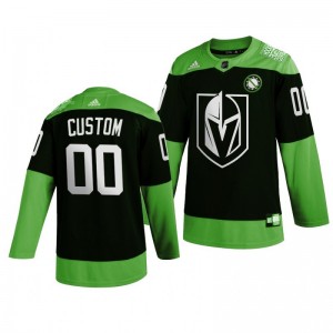 Vegas Golden Knights Hockey Fight nCoV Custom Green Jersey - Sale