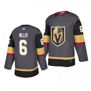 Colin Miller Golden Knights Gray Adidas Authentic Player Jersey - Sale