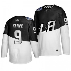 Adrian Kempe #9 2020 Stadium Series Los Angeles Kings Authentic Jersey - White Black - Sale
