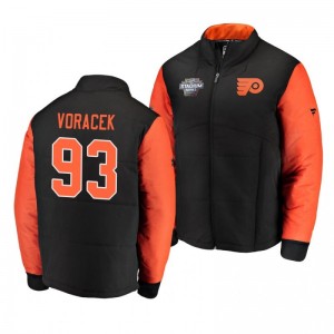Black Flyers Jakub Voracek Authentic Pro Puffer NHL Stadium Series Jacket - Sale