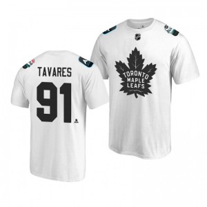 Maple Leafs John Tavares White 2019 NHL All-Star T-shirt - Sale