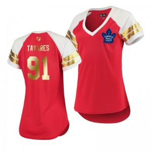 John Tavares Toronto Maple Leafs Mother's Day Golden Edition Red T-Shirt - Sale