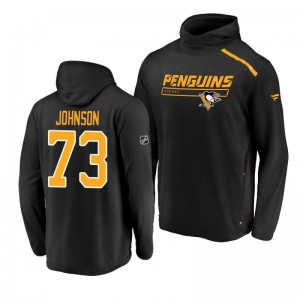 Pittsburgh Penguins Jack Johnson Rinkside Transitional authentic pro Black Hoodie - Sale