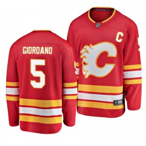 Mark Giordano Flames Red Breakaway Player Fanatics Branded Alternate Youth Jersey - Sale