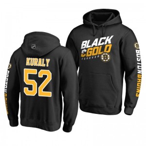 Sean Kuraly Bruins Hometown Collection Black Pullover Hoodie - Sale