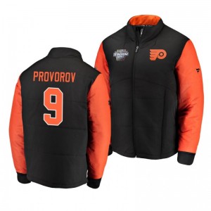 Black Flyers Ivan Provorov Authentic Pro Puffer NHL Stadium Series Jacket - Sale