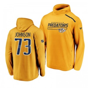 Pittsburgh Penguins Jack Johnson Rinkside Transitional authentic pro Gold Hoodie - Sale