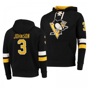 Jack Johnson Penguins 2019-20 Kinship Black Red Jacket Hoodie - Sale