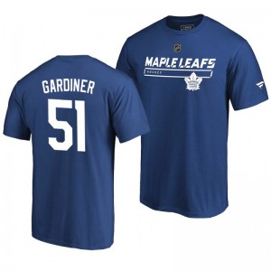 Toronto Maple Leafs Jake Gardiner Blue Rinkside Collection Prime Authentic Pro T-shirt - Sale