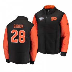 Black Flyers Claude Giroux Authentic Pro Puffer NHL Stadium Series Jacket - Sale