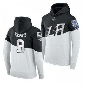 Men's Adrian Kempe Kings 2020 NHL Stadium Series Authentic Adidas Hoodie White Black - Sale