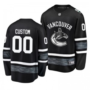 Canucks Custom Black 2019 NHL All-Star Jersey - Sale