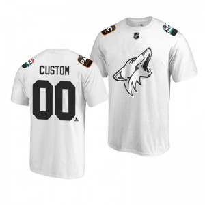Coyotes Custom White 2019 NHL All-Star T-shirt - Sale