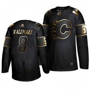 Flames Juuso Valimaki Black 2019 Golden Edition Authentic Adidas Jersey - Sale