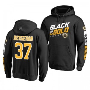 Patrice Bergeron Bruins Hometown Collection Black Pullover Hoodie - Sale