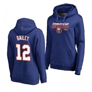 Josh Bailey New York Islanders 2019 Stanley Cup Playoffs Bound Body Checking Pullover Women's Royal Hoodie - Sale