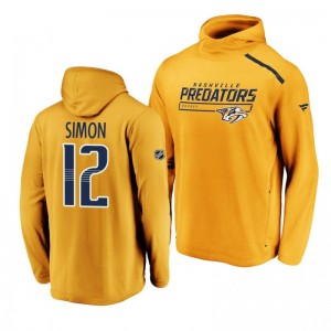 Pittsburgh Penguins Dominik Simon Rinkside Transitional authentic pro Gold Hoodie - Sale