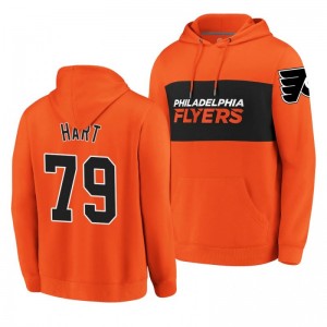 Flyers Carter Hart Classics Faux Cashmere Pullover Orange Hoodie - Sale