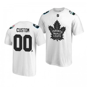 Maple Leafs Custom White 2019 NHL All-Star T-shirt - Sale