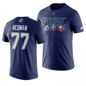 2020 Stanley Cup Playoffs Lightning Victor Hedman Royal Eastern Conference Final Matchup T-Shirt - Sale