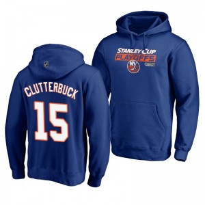 New York Islanders 2019 Stanley Cup Playoffs Cal Clutterbuck Royal Bound Body Checking Pullover Hoodie