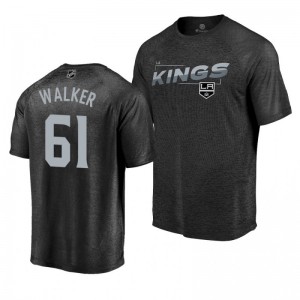 Sean Walker Los Angeles Kings Black Amazement Raglan Player T-Shirt - Sale